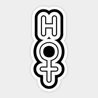 Hot female symbol Sticker